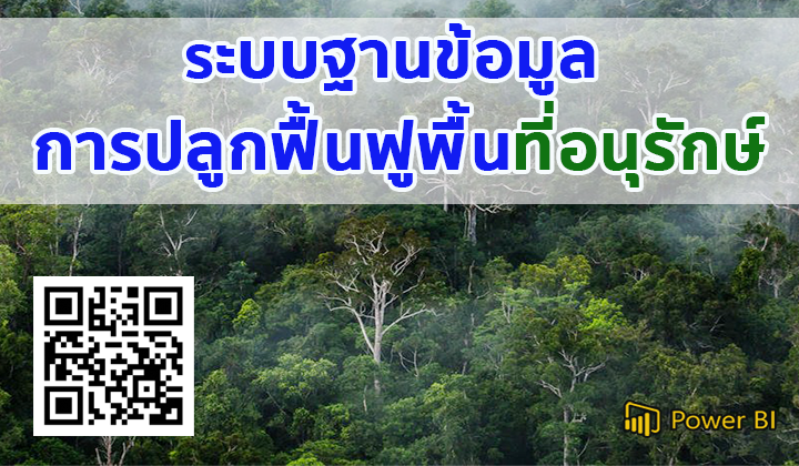 ระบบฐานข้อมูลการปลูกฟื้นฟูพื้นที่อนุรักษ์